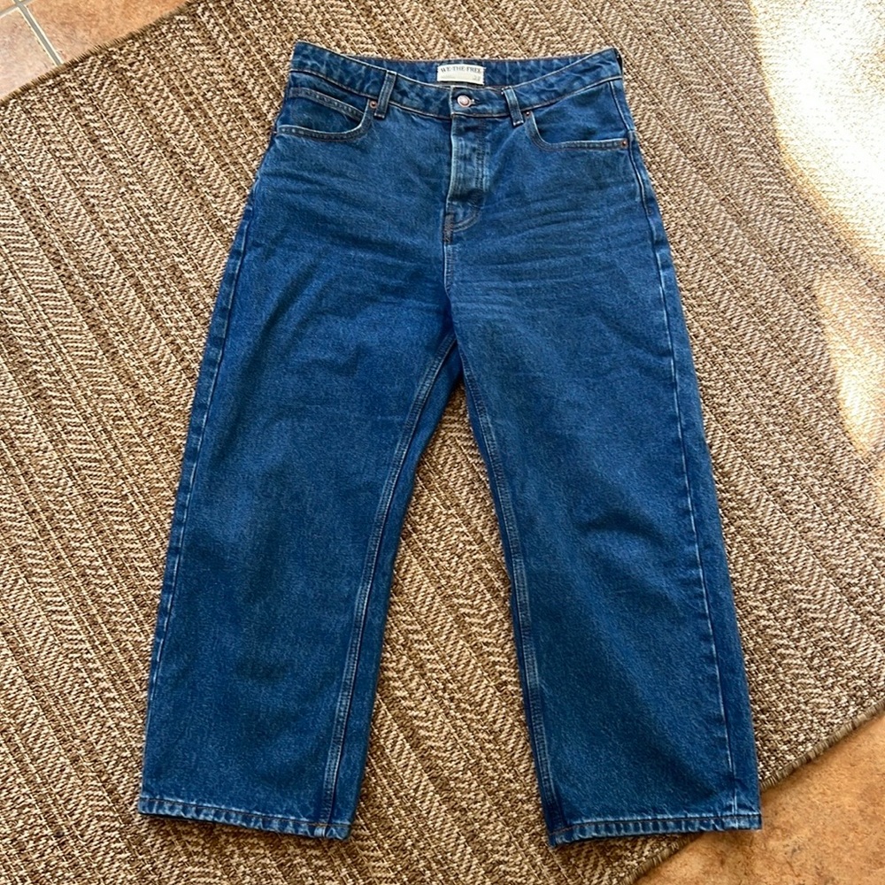 Free People We The Free Deep Trance Dropped Boyfriend Jeans